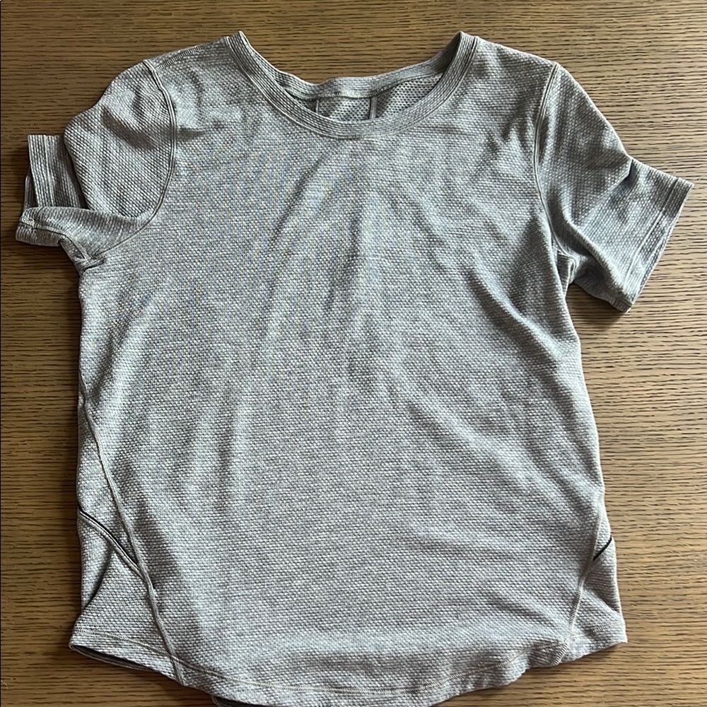 Gray lululemon athletic tshirt